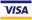 We accept Visa Visa logo