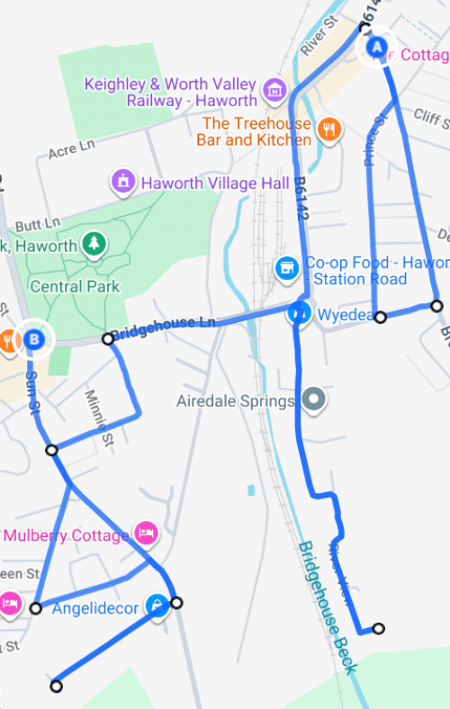 Haworth Route Haworth Route