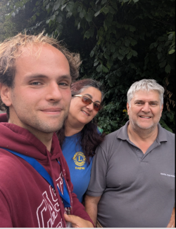 Lions Ruth, Robert and Luke clearing